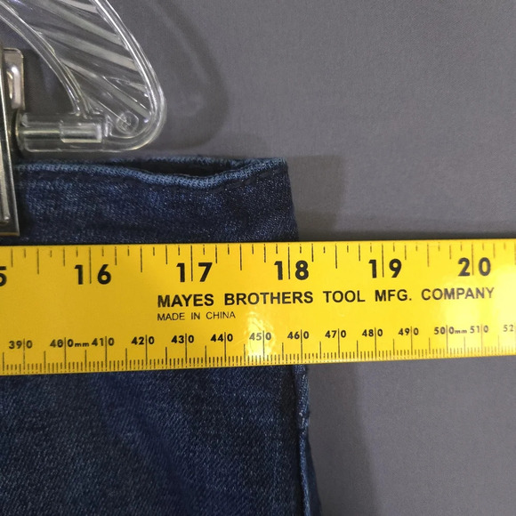 T.K. Axel Slim Boot Jeans Size 34x30 Denim Dark Wash Western Rugged Rustic - Picture 3 of 12